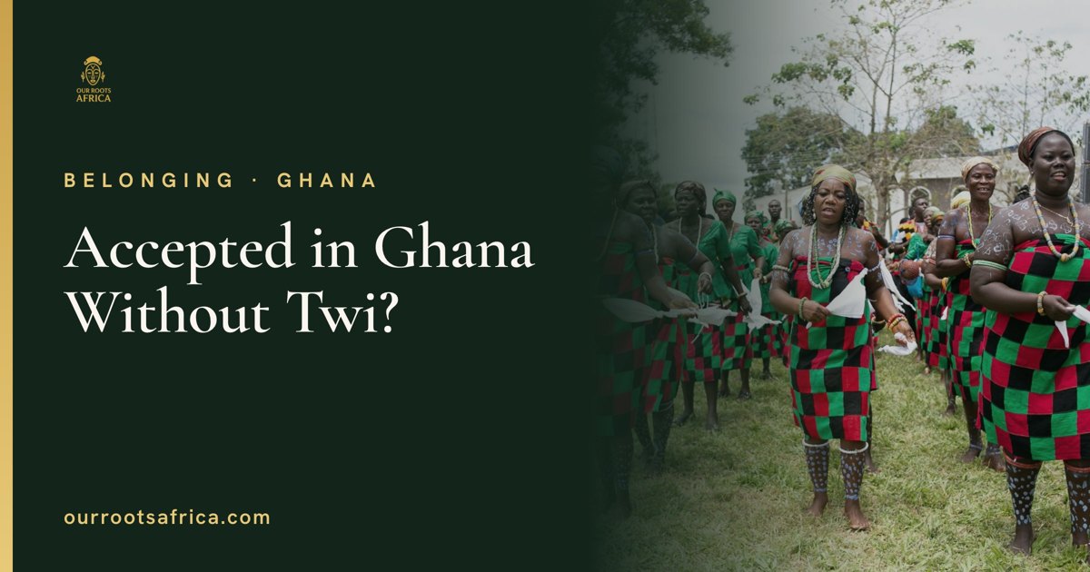 Diaspora travellers and Ghanaians together — acceptance and belonging in Ghana